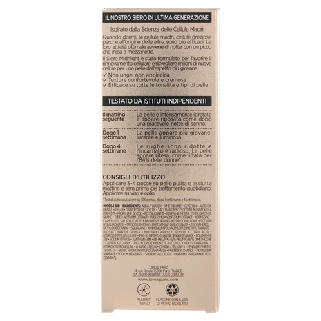 L'Oréal Paris Age Perfect Renaissance Cellulaire, Per Rinnovamento Cellulare e Azione Anti-Età, 30ml